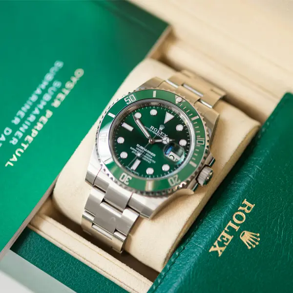 Submariner Vert — cadran & lunette verts